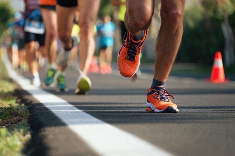 tenis de running para correr una maratón