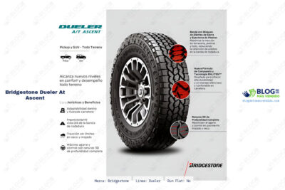 Ficha técnica Bridgestone dueler at ascent
