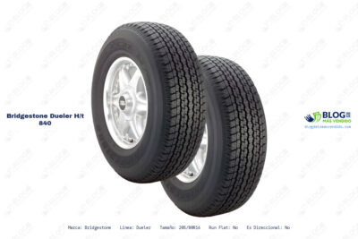 Ficha técnica Bridgestone dueler h/t 840