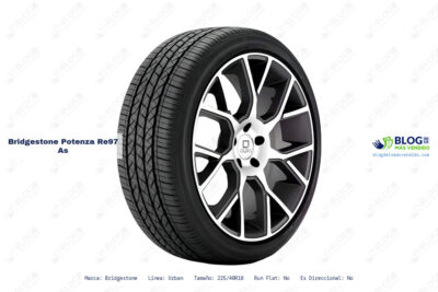 Ficha técnica Bridgestone potenza re97 as