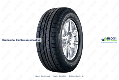 Ficha técnica Continental conticrosscontact lx