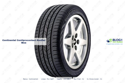 Ficha técnica Continental contiprocontact runflat moe