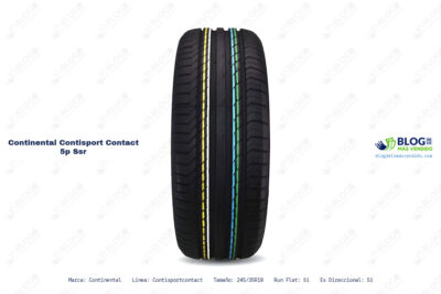 Ficha técnica Continental contisport contact 5p ssr