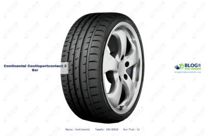 Ficha técnica Continental contisportcontact 3 ssr