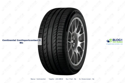 Ficha técnica Continental contisportcontact 5 mo