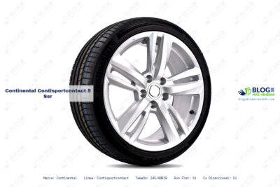 Ficha técnica Continental contisportcontact 5 ssr