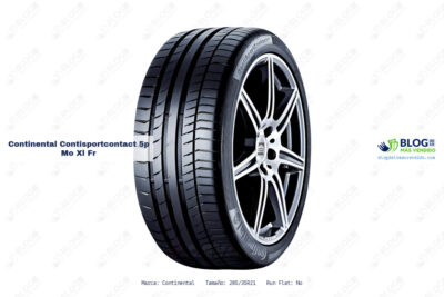 Ficha técnica Continental contisportcontact 5p mo xl fr