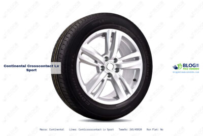 Ficha técnica Continental crosscontact lx sport