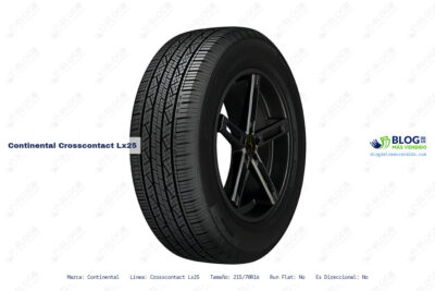Ficha técnica Continental crosscontact lx25