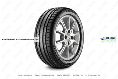 Ficha técnica Continental extremecontact dw