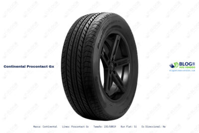 Ficha técnica Continental procontact gx
