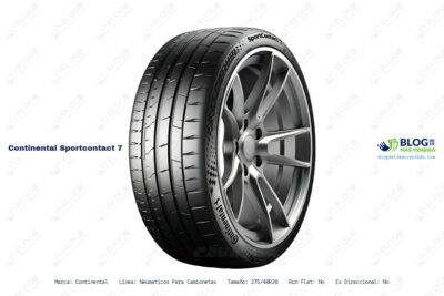 Ficha técnica Continental sportcontact 7