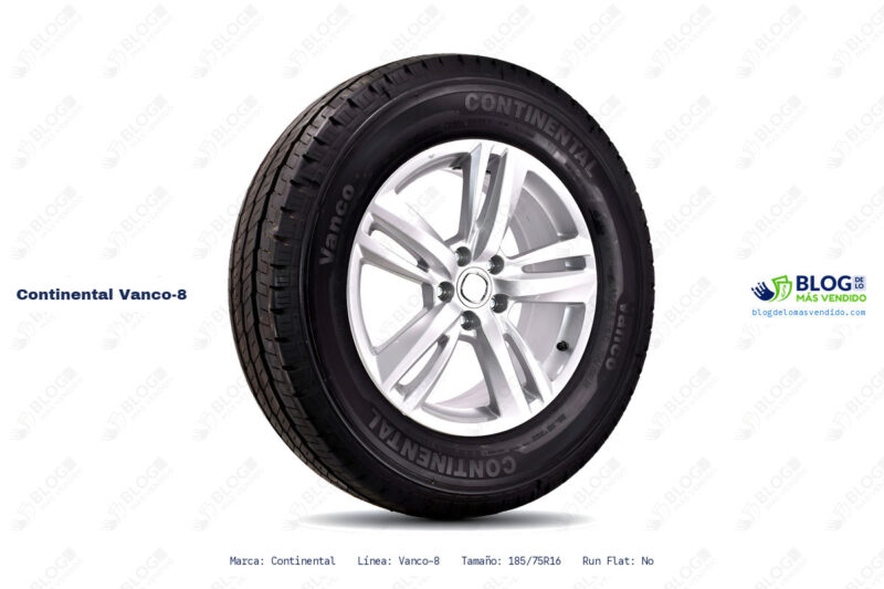 Ficha tecnica Continental vanco 8 Continental vanco-8