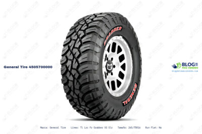 Ficha técnica General Tire 4505700000