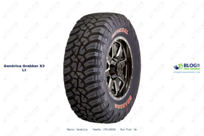 Ficha técnica Genérica grabber x3 lt