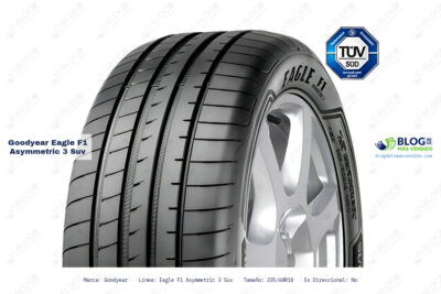 Ficha técnica Goodyear eagle f1 asymmetric 3 suv