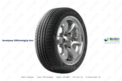 Ficha técnica Goodyear goodyear efficientgrip suv