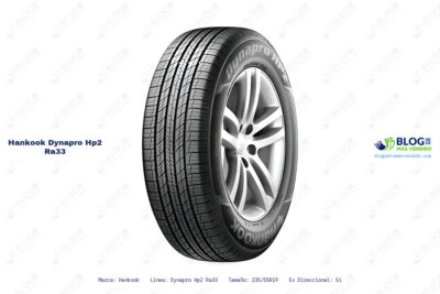 Ficha técnica Hankook dynapro hp2 ra33