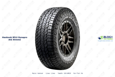 Ficha técnica Hankook rf12 dynapro at2 xtreme