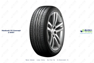 Ficha técnica Hankook v2 concept 2 h457