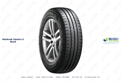Ficha técnica Hankook vantra lt ra18