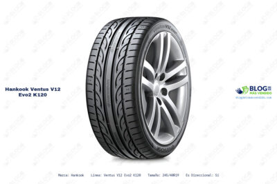 Ficha técnica Hankook ventus v12 evo2 k120