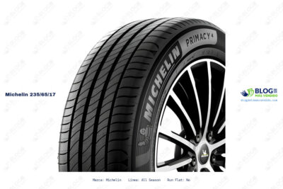 Ficha técnica Michelin 235/65/17