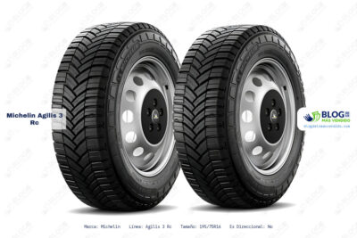 Ficha técnica Michelin agilis 3 rc
