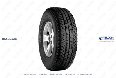 Ficha técnica Michelin a/t2