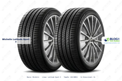Ficha técnica Michelin latitude sport 3
