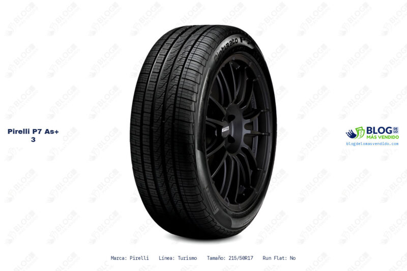 Ficha tecnica Pirelli p7 as 3 Ficha tecnica Pirelli p7 as 3