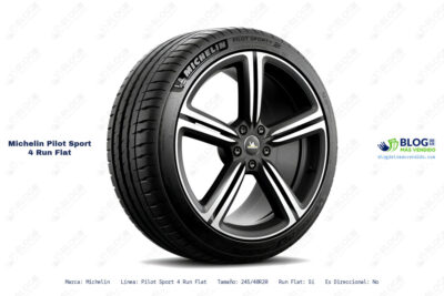 Ficha técnica Michelin pilot sport 4 run flat