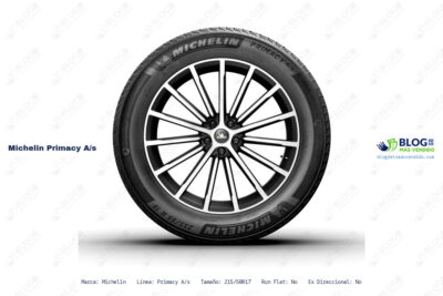 Ficha técnica Michelin primacy a/s