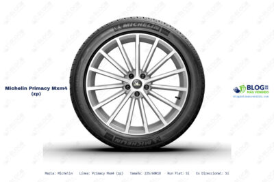 Ficha técnica Michelin primacy mxm4 (zp)