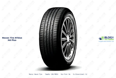 Ficha técnica Nexen Tire n'blue hd plus
