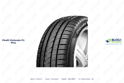 Ficha técnica Pirelli cinturato p1 plus
