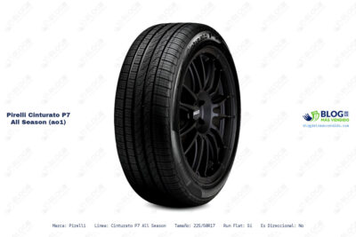 Ficha técnica Pirelli cinturato p7 all season (ao1)