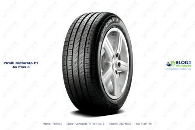 Ficha técnica Pirelli cinturato p7 as plus 3