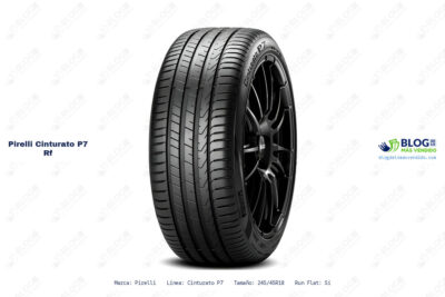 Ficha técnica Pirelli cinturato p7 rf