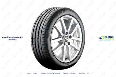 Ficha técnica Pirelli cinturato p7 runflat