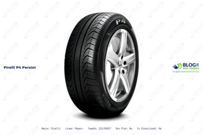 Ficha técnica Pirelli p4 persist