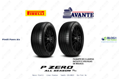 Ficha técnica Pirelli pzero a/s