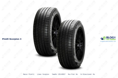 Ficha técnica Pirelli scorpion 3