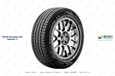 Ficha técnica Pirelli scorpion all season 3