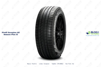 Ficha técnica Pirelli scorpion all season plus iii
