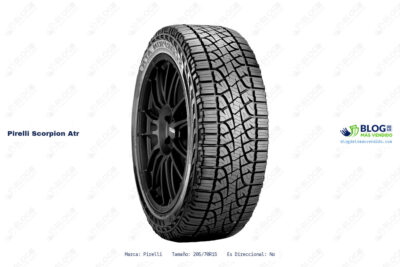 Ficha técnica Pirelli scorpion atr