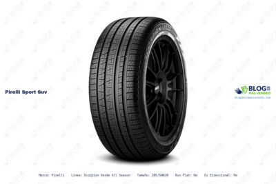 Ficha técnica Pirelli sport suv