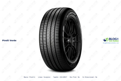 Ficha técnica Pirelli verde