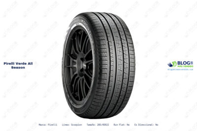 Ficha técnica Pirelli verde all season